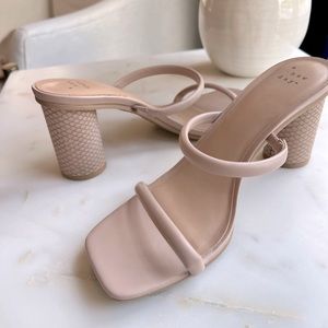 A New Day Nude Strap Heels